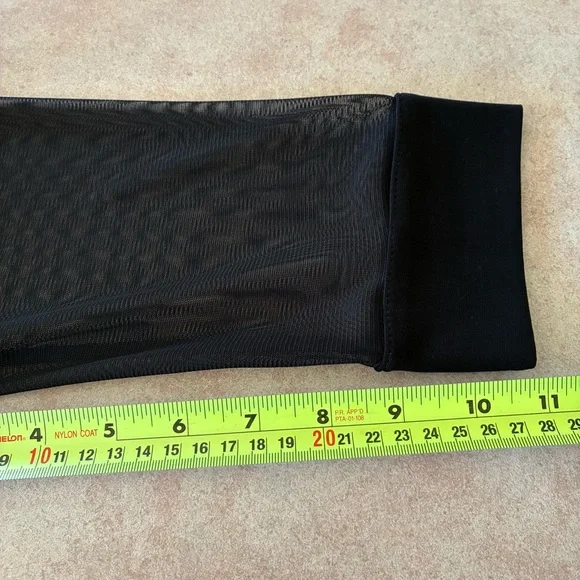 Joseph Ribkoff Black Mesh Cover Up - Picture 13 of 15